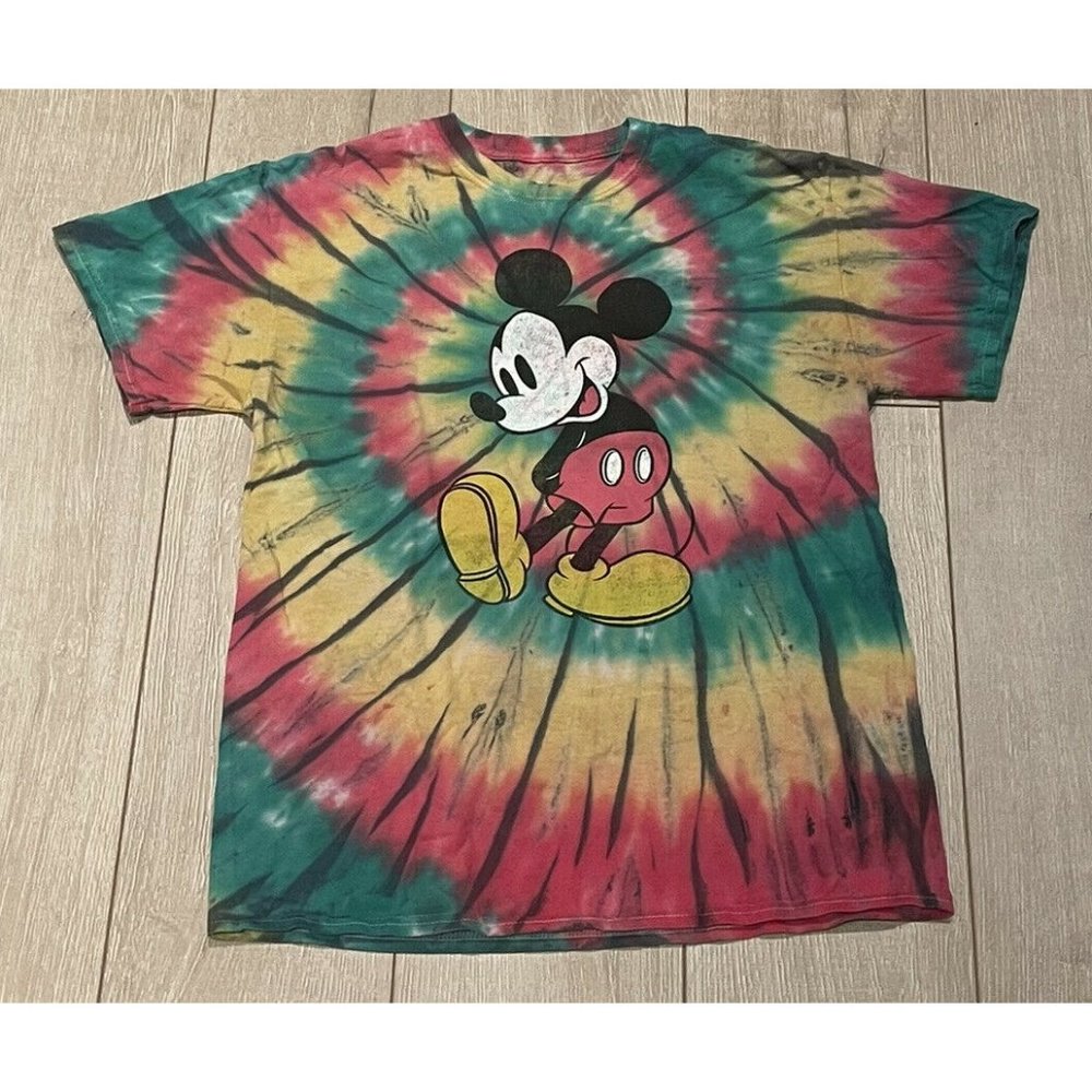 Disney Mickey Mouse Tye Dye T-Shirt M